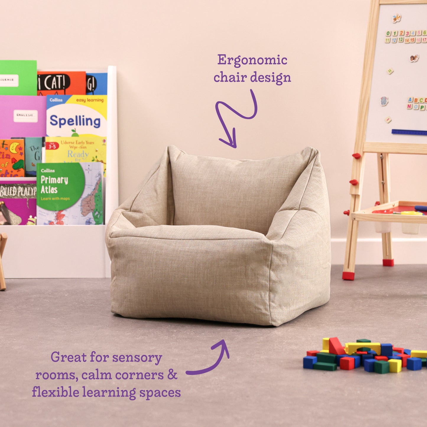 Early Years & Primary School Woven Armchair Bean Bag