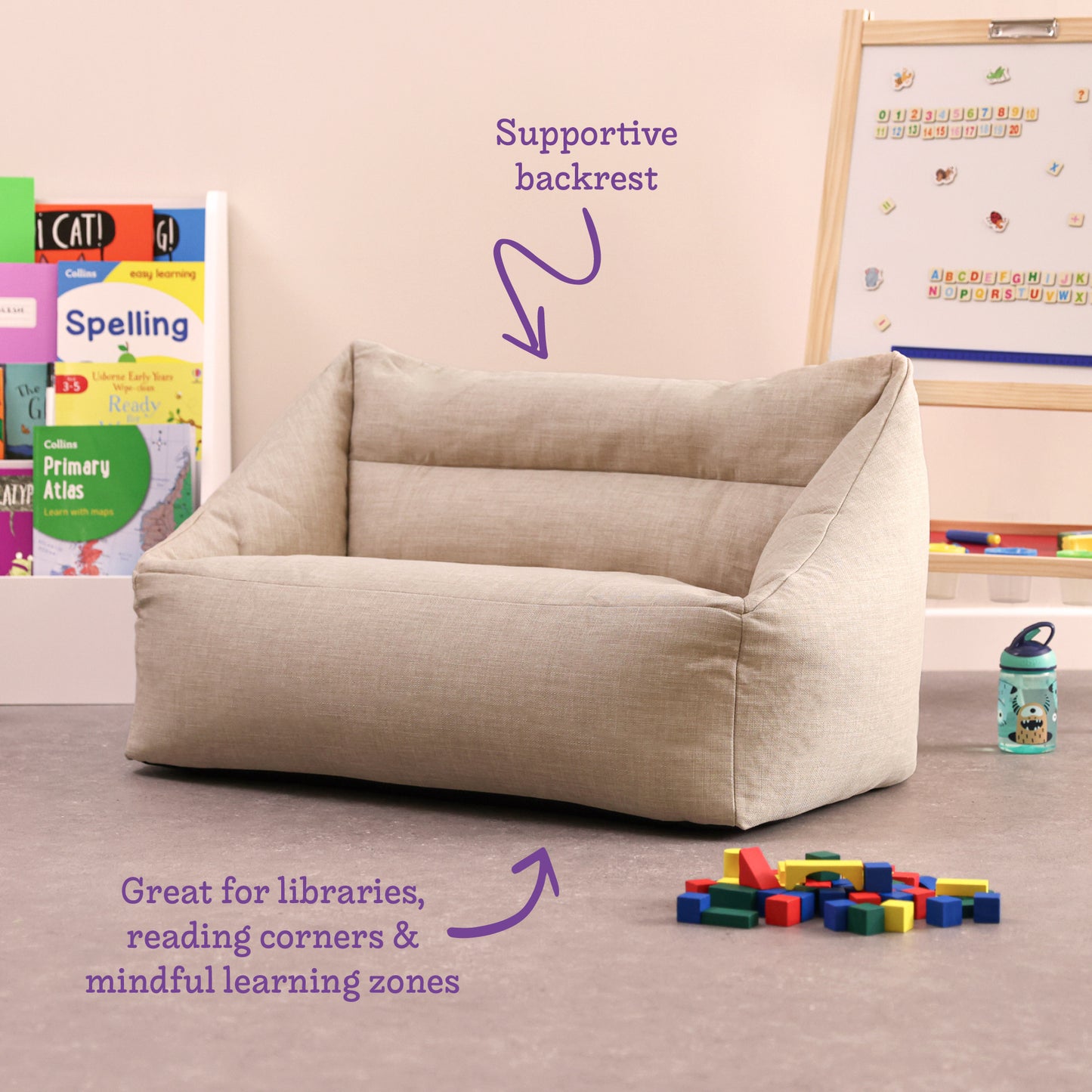 Early Years & Primary School Woven Sofa Bean Bag